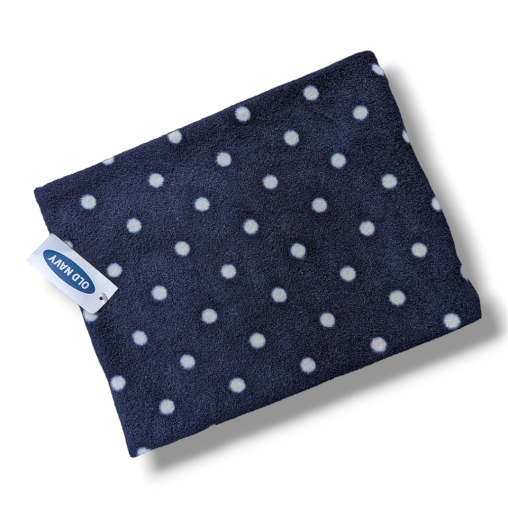Old Navy Girls Blue/White Polkadot Neck Gator